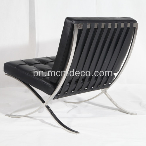 Knoll বার্সেলোনা চামড়া লাউঞ্জ চেয়ার প্রজনন